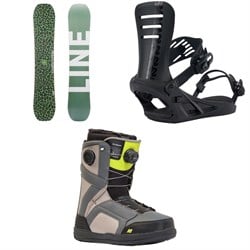 Line Lateral Snowboard ​+ Formula Snowboard Bindings ​+ Boundary Snowboard Boots 2025