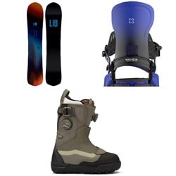 Lib Tech Theda C2X Snowboard ​+ Bent Metal Forte Snowboard Bindings ​+ Vans Viaje Range Edition Snowboard Boots - Women's 2026