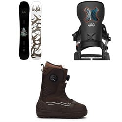 Lib Tech EJack Knife C3 Snowboard ​+ Bent Metal Transfer Snowboard Bindings ​+ Vans Verse Snowboard Boots 2026