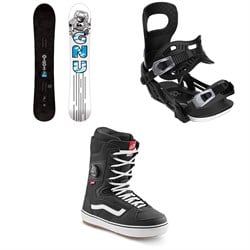 GNU Antigravity C3 Snowboard ​+ Bent Metal Joint Snowboard Bindings ​+ Vans Invado OG Snowboard Boots 2026