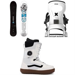 GNU Antigravity C3 Snowboard ​+ Bent Metal Joint Snowboard Bindings ​+ Vans Invado OG Snowboard Boots 2026