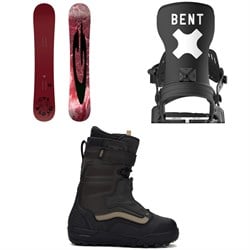 GNU Wagyu C3 Snowboard ​+ Bent Metal Axtion Snowboard Bindings ​+ Vans Hi-Country Snowboard Boots 2026
