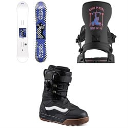 GNU 4x4 C3 Snowboard ​+ Bent Metal Axtion Snowboard Bindings ​+ Vans Infuse Snowboard Boots 2026