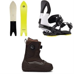 Arbor A-Frame Snowboard ​+ Cypress Snowboard Bindings ​+ Vans Verse Snowboard Boots 2026