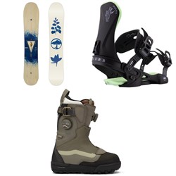 Arbor Veda Snowboard ​+ Sequoia Snowboard Bindings ​+ Vans Viaje Range Edition Snowboard Boots - Women's 2026