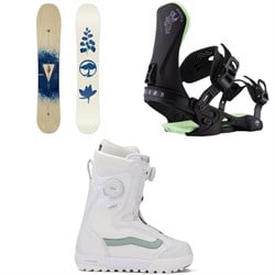 Arbor Veda Snowboard ​+ Sequoia Snowboard Bindings ​+ Vans Encore Pro Snowboard Boots - Women's 2026