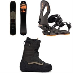 Arbor Coda Snowboard ​+ Cypress Snowboard Bindings ​+ Vans Hi-Country Snowboard Boots 2026