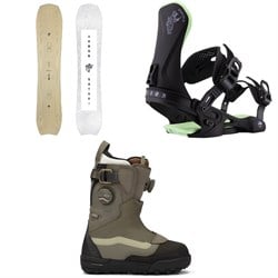 Arbor Satori Snowboard ​+ Sequoia Snowboard Bindings ​+ Vans Viaje Range Edition Snowboard Boots - Women's 2026