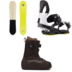 Arbor Single Snowboard ​+ Cypress Snowboard Bindings ​+ Vans Verse Snowboard Boots 2026