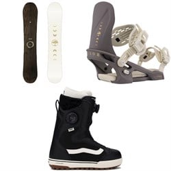 Arbor Mantra Snowboard ​+ Acacia Snowboard Bindings ​+ Vans Encore Pro Snowboard Boots - Women's 2026