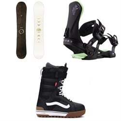 Arbor Mantra Snowboard ​+ Sequoia Snowboard Bindings ​+ Vans Hi-Standard Pro Snowboard Boots - Women's 2026