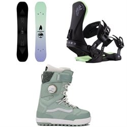 Arbor Kuro Neko Snowboard ​+ Sequoia Snowboard Bindings ​+ Vans Luna Pro Snowboard Boots - Women's 2026