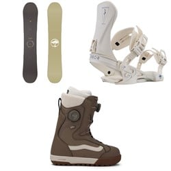 Arbor Mantra Decon Snowboard ​+ Sequoia Snowboard Bindings ​+ Vans Encore Pro Snowboard Boots - Women's 2026