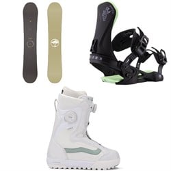 Arbor Mantra Decon Snowboard ​+ Sequoia Snowboard Bindings ​+ Vans Encore Pro Snowboard Boots - Women's 2026