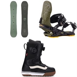 Arbor Formula Decon Snowboard ​+ Hemlock Snowboard Bindings ​+ Vans Aura Pro Snowboard Boots 2026