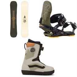Arbor Draft Snowboard ​+ Hemlock Snowboard Bindings ​+ Vans Aura Pro Snowboard Boots 2026