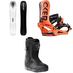 Nidecker Megalight Snowboard ​+ Kaon-Pro Snowboard Bindings ​+ Kita Snowboard Boots 2026