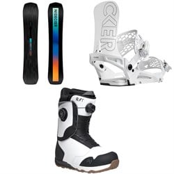 Nidecker Escape Plus Snowboard ​+ Kaon Snowboard Bindings ​+ Rift Snowboard Boots 2026