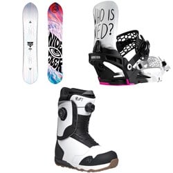 Nidecker Alpha Snowboard ​+ Kaon Snowboard Bindings ​+ Rift Snowboard Boots 2026