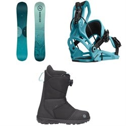 Nidecker Elle Snowboard ​+ Flow Nexus Snowboard Bindings ​+ Sierra Snowboard Boots - Women's 2026