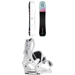 Flow Nexus White Snowboard Bindings - SNS Boards