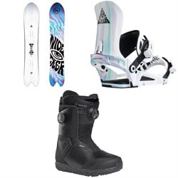 Nidecker Beta Snowboard ​+ Kaon-Plus Snowboard Bindings ​+ Kita Snowboard Boots - Women's 2026