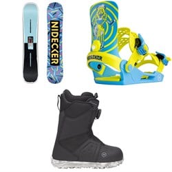 Nidecker Cheat Code Snowboard ​+ Ollie Snowboard Bindings ​+ Micron Snowboard Boots - Kids' 2026