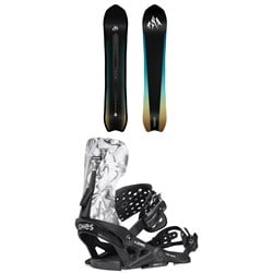 Jones Stratos Snowboard ​+ Meteorite Surf Series Snowboard Bindings 2026