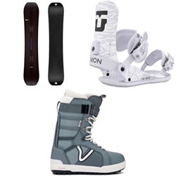 United Shapes Object Snowboard ​+ Union Legacy Snowboard Bindings ​+ Vans Hi-Standard Pro Snowboard Boots - Women's 2026