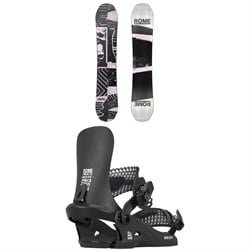 Rome Boneless Snowboard ​+ Brass HW Snowboard Bindings - Women's 2026