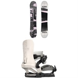 Rome Boneless Snowboard ​+ Brass AW Snowboard Bindings - Women's 2026