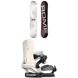Rome Hype Snowboard ​+ Brass AW Snowboard Bindings - Women's 2026