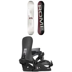 Rome Hype Snowboard ​+ Brass HW Snowboard Bindings - Women's 2026