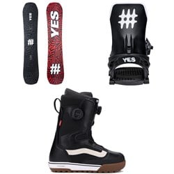 Yes. Standard Snowboard ​+ Select Snowboard Bindings ​+ Vans Aura Pro Snowboard Boots 2026
