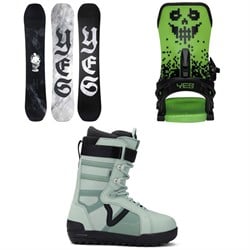 Yes. Cream Halldor 3D Snowboard ​+ Select Snowboard Bindings ​+ Vans Hi-Standard Pro Snowboard Boots 2026