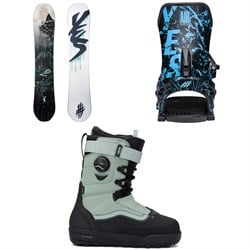 Yes. Pick Your Line Snowboard ​+ Airmaster Snowboard Bindings ​+ Vans Infuse Snowboard Boots 2026