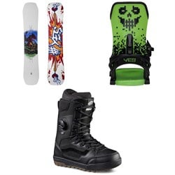 Yes. Sender Snowboard ​+ Select Snowboard Bindings ​+ Vans Invado Pro Snowboard Boots 2026