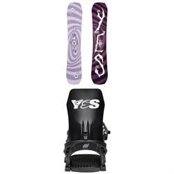 Yes. Rival Snowboard ​+ Rebel Snowboard Bindings - Women's 2026