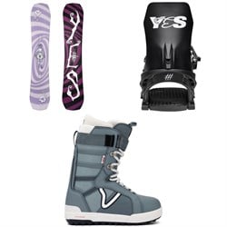 Yes. Rival Snowboard ​+ Rebel Snowboard Bindings ​+ Vans Hi-Standard Pro Snowboard Boots - Women's 2026