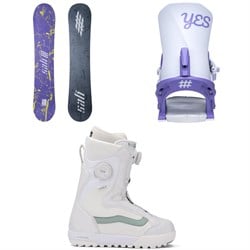 Yes. Airmaster 3D Snowboard ​+ Conda Snowboard Bindings ​+ Vans Encore Pro Snowboard Boots - Women's 2026