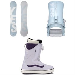 Yes. Basic Snowboard ​+ Vetta Snowboard Bindings ​+ Vans Encore OG Snowboard Boots - Women's 2026