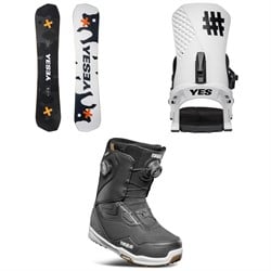 Yes. Greats XTRM Snowboard ​+ Drive Snowboard Bindings ​+ thirtytwo TM-2 Double Boa Snowboard Boots 2026