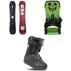 Yes. Standard Snowboard ​+ Select Snowboard Bindings ​+ thirtytwo Lashed Double Boa Snowboard Boots 2026