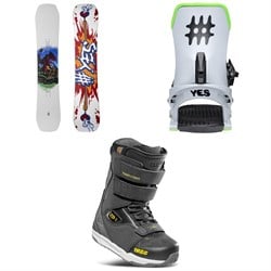 Yes. Sender Snowboard ​+ Select Snowboard Bindings ​+ thirtytwo ZB-1 Snowboard Boots 2026