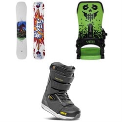 Yes. Sender Snowboard ​+ Select Snowboard Bindings ​+ thirtytwo ZB-1 Snowboard Boots 2026
