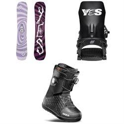 Yes. Rival Snowboard ​+ Rebel Snowboard Bindings ​+ thirtytwo Lashed Double Boa Snowboard Boots - Women's 2026