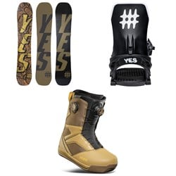 Yes. All-In Snowboard ​+ Select Snowboard Bindings ​+ thirtytwo STW Double Boa Snowboard Boots 2026