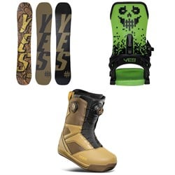 Yes. All-In Snowboard ​+ Select Snowboard Bindings ​+ thirtytwo STW Double Boa Snowboard Boots 2026