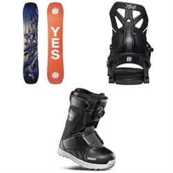 Yes. First Basic Snowboard ​+ NX-Gen Snowboard Bindings ​+ thirtytwo Lashed Boa Snowboard Boots - Kids' 2026