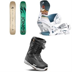 Jones Flagship Snowboard ​+ Aurora Snowboard Bindings ​+ thirtytwo TM-2 Double Boa Snowboard Boots - Women's 2026